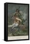 Officer of the Mounted Chasseurs Charging-Théodore Géricault-Framed Stretched Canvas
