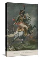 Officer of the Mounted Chasseurs Charging-Théodore Géricault-Stretched Canvas