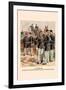 Officers and Enlisted Men, Cavalry, Artillery, Infantry in Full Dress-H.a. Ogden-Framed Art Print