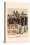 Officers and Enlisted Men, Cavalry, Artillery, Infantry in Full Dress-H.a. Ogden-Stretched Canvas