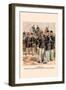 Officers and Enlisted Men, Cavalry, Artillery, Infantry in Full Dress-H.a. Ogden-Framed Art Print