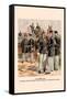 Officers and Enlisted Men, Cavalry, Artillery, Infantry in Full Dress-H.a. Ogden-Framed Stretched Canvas