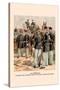 Officers and Enlisted Men, Cavalry, Artillery, Infantry in Full Dress-H.a. Ogden-Stretched Canvas