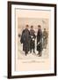 Officers and Enlisted Men in Overcoats and Capes-H.a. Ogden-Framed Art Print