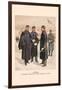 Officers and Enlisted Men in Overcoats and Capes-H.a. Ogden-Framed Art Print