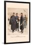 Officers and Enlisted Men in Overcoats and Capes-H.a. Ogden-Framed Art Print