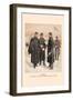 Officers and Enlisted Men in Overcoats and Capes-H.a. Ogden-Framed Art Print