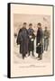 Officers and Enlisted Men in Overcoats and Capes-H.a. Ogden-Framed Stretched Canvas