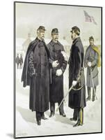 Officers and Enlisted Men-H.a. Ogden-Mounted Giclee Print