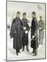 Officers and Enlisted Men-H.a. Ogden-Mounted Giclee Print