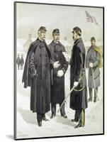Officers and Enlisted Men-H.a. Ogden-Mounted Giclee Print