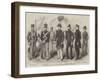 Officers and Marines of the United States' Steam-Frigate Susquehanna-Robert Thomas Landells-Framed Giclee Print