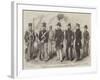 Officers and Marines of the United States' Steam-Frigate Susquehanna-Robert Thomas Landells-Framed Giclee Print