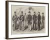 Officers and Marines of the United States' Steam-Frigate Susquehanna-Robert Thomas Landells-Framed Giclee Print