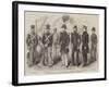 Officers and Marines of the United States' Steam-Frigate Susquehanna-Robert Thomas Landells-Framed Giclee Print