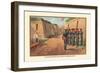 Officers and Private of the Marines, 1830-Werner-Framed Art Print