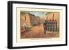 Officers and Private of the Marines, 1830-Werner-Framed Art Print