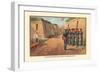 Officers and Private of the Marines, 1830-Werner-Framed Art Print