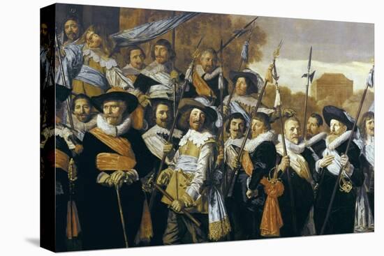 Officers and Sergeants of the St George Civic Guard Company-Frans Hals-Stretched Canvas