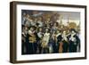 Officers and Sergeants of the St George Civic Guard Company-Frans Hals-Framed Art Print