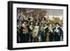 Officers and Sergeants of the St George Civic Guard Company-Frans Hals-Framed Art Print