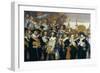 Officers and Sergeants of the St George Civic Guard Company-Frans Hals-Framed Art Print