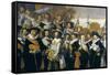 Officers and Sergeants of the St George Civic Guard Company-Frans Hals-Framed Stretched Canvas