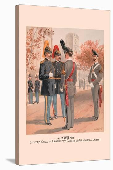 Officers, Cavalry and Artillery, Cadets Usma in Full Dress-H.a. Ogden-Stretched Canvas