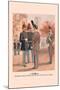 Officers, Cavalry and Artillery, Cadets Usma in Full Dress-H.a. Ogden-Mounted Art Print