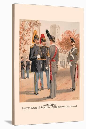 Officers, Cavalry and Artillery, Cadets Usma in Full Dress-H.a. Ogden-Stretched Canvas