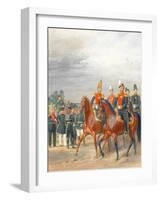 Officers from Cavalry Mounted Regiment-Karl Karlovich Piratsky-Framed Giclee Print