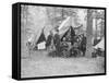 Officers from the 16th Pennsylvania Cavalry During the American Civil War-Stocktrek Images-Framed Stretched Canvas