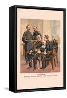 Officers General Staff and Staff Corp in Full Dress-H.a. Ogden-Framed Stretched Canvas