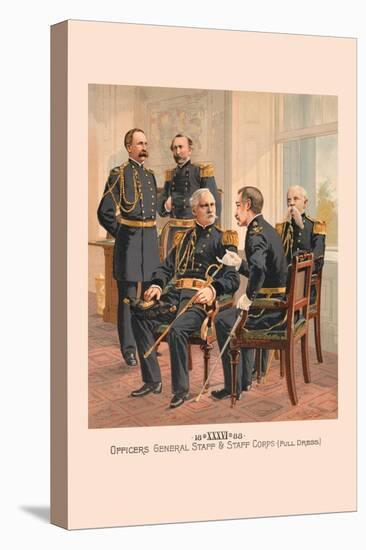 Officers General Staff and Staff Corp in Full Dress-H.a. Ogden-Stretched Canvas