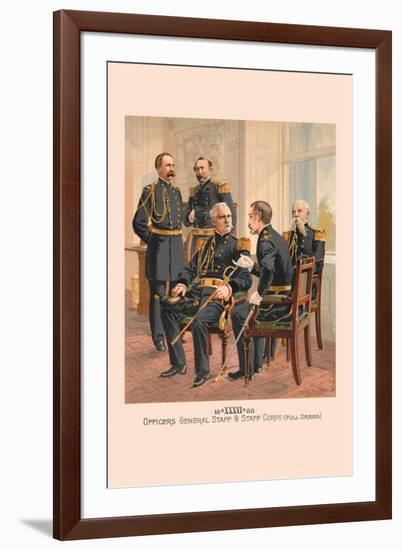 Officers General Staff and Staff Corp in Full Dress-H.a. Ogden-Framed Art Print