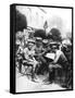 Officers in the Hussars, Chaussee De Louvain, Brussels, First World War, 1914-null-Framed Stretched Canvas