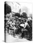 Officers in the Hussars, Chaussee De Louvain, Brussels, First World War, 1914-null-Stretched Canvas