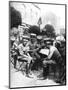 Officers in the Hussars, Chaussee De Louvain, Brussels, First World War, 1914-null-Mounted Giclee Print