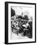 Officers in the Hussars, Chaussee De Louvain, Brussels, First World War, 1914-null-Framed Giclee Print