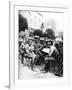 Officers in the Hussars, Chaussee De Louvain, Brussels, First World War, 1914-null-Framed Giclee Print