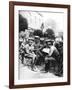 Officers in the Hussars, Chaussee De Louvain, Brussels, First World War, 1914-null-Framed Giclee Print