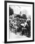 Officers in the Hussars, Chaussee De Louvain, Brussels, First World War, 1914-null-Framed Giclee Print