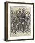 Officers, Non-Commissioned Officers, and Men of the Indian Contingent, on a Visit to England-null-Framed Giclee Print