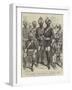 Officers, Non-Commissioned Officers, and Men of the Indian Contingent, on a Visit to England-null-Framed Giclee Print