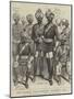 Officers, Non-Commissioned Officers, and Men of the Indian Contingent, on a Visit to England-null-Mounted Giclee Print