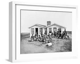 Officers of 119th Pennsylvania Infantry During the American Civil War-Stocktrek Images-Framed Photographic Print