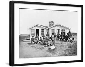 Officers of 119th Pennsylvania Infantry During the American Civil War-Stocktrek Images-Framed Photographic Print