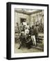 Officers of Galliano Battalion in Agordat, Eritrea, 1894, Italian Colonialism in East Africa-null-Framed Giclee Print