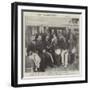 Officers of HMS Melita Entertained by the Russian Authorities at Odessa-null-Framed Giclee Print