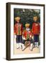 Officers of the 15th Ludhiana Sikks, Indian Army, India, 1922-Bourne & Shepherd-Framed Giclee Print